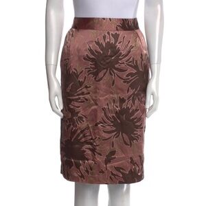 Blumarine Silk Skirt. Size EU 38